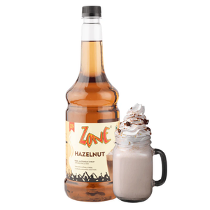 Hazelnut Flavoured Syrup 1050ml Zone