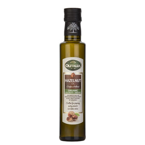 Hazelnut Oil Organic and Cold Pressed 250ml Olitalia