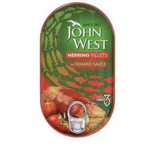 Herring Fillets in Tomato Sauce 160g John West