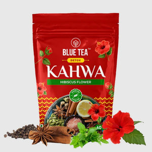 Hibiscus Detox Desi Kahwa - 60 Tea Bags Blue Tea
