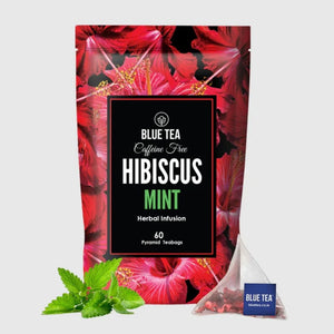 Hibiscus Mint Herbal Infusion - 60 Tea Bags Blue Tea