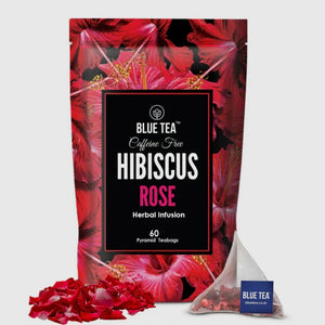 Hibiscus Rose Herbal Infusion - 60 Tea Bags Blue Tea