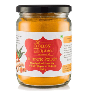 High Curcumin Turmeric Powder 250g Honey & Spice