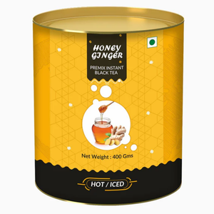 Honey Ginger Flavored Instant Black Tea 400gm The Tea Planet