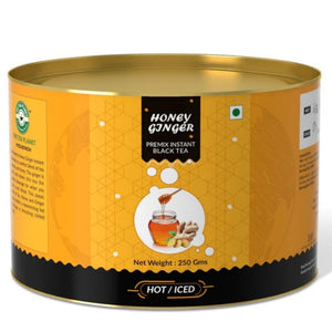 Honey Ginger Flavored Instant Black Tea 250gm The Tea Planet