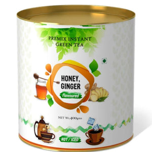 Honey Ginger Flavored Instant Green Tea 400gm The Tea Planet