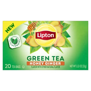 Honey Ginger Green Tea 20 Tea Bags Lipton