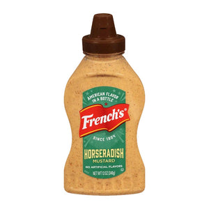 Horseradish Deli Mustard Squeeze 340gm French's