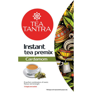 Instant Tea Premix Cardamon 10 Sachets Tea Tantra