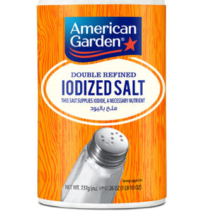 Iodized Salt – Double Refined American Garden