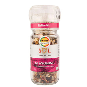 Italian Mix Herbs and Spices in Crystal Grinders, 40g SOL