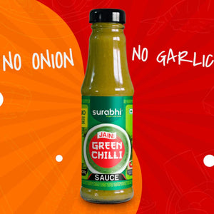 Jain Green Chilli Sauce 190g Surabhi