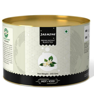 Jasmine Flavored Instant Black Tea 250gm The Tea Planet