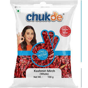 Kashmiri Mirch 100g Chukde