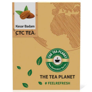 Kesar Badam Flavored CTC Tea The Tea Planet