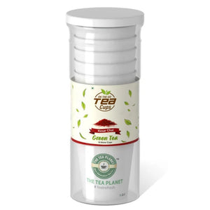 Kesar Instant Green Tea Brew Cup - 10 cups The Tea Planet