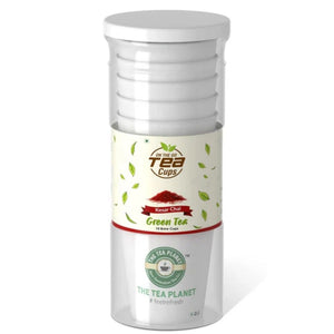 Kesar Instant Green Tea Brew Cup - 20 cups The Tea Planet