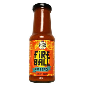 Fireball Hot & Spicy Stir Fry Cooking Gluten-Free Hot Sauce 220gm Master Chow