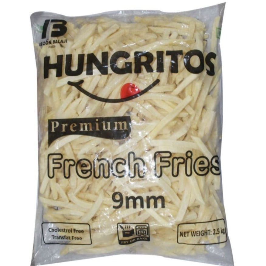 Premium French Fries 9mm - 2.5 kg Hungritos'