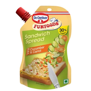Funfoods Sandwich Spread Veg Cucumber & Carrot 100gm Dr.Oetker