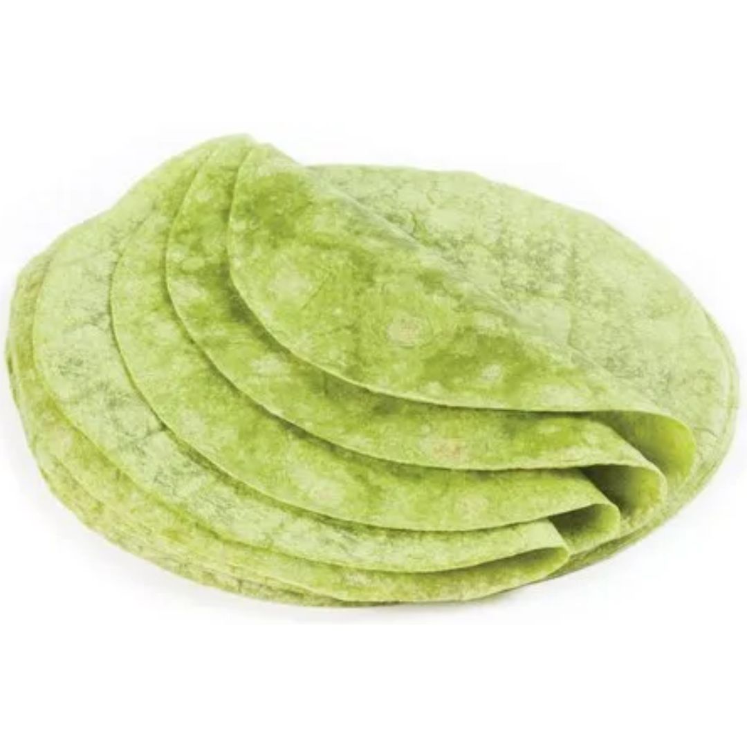 Spinach Tortilla 10.5" (Frozen) 72 gm Fresh2Go