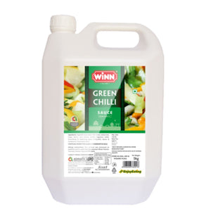 Green Chilli Sauce 4.5 Kg HDPE Jar Winn