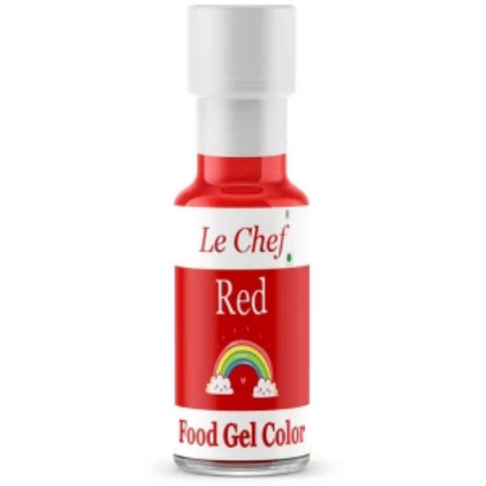 Red Food Gel Color 40ml Le Chef