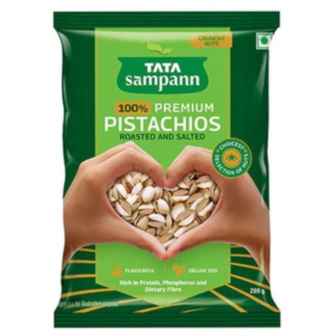 100% Iranian Pistachios 200gm Tata Sampann