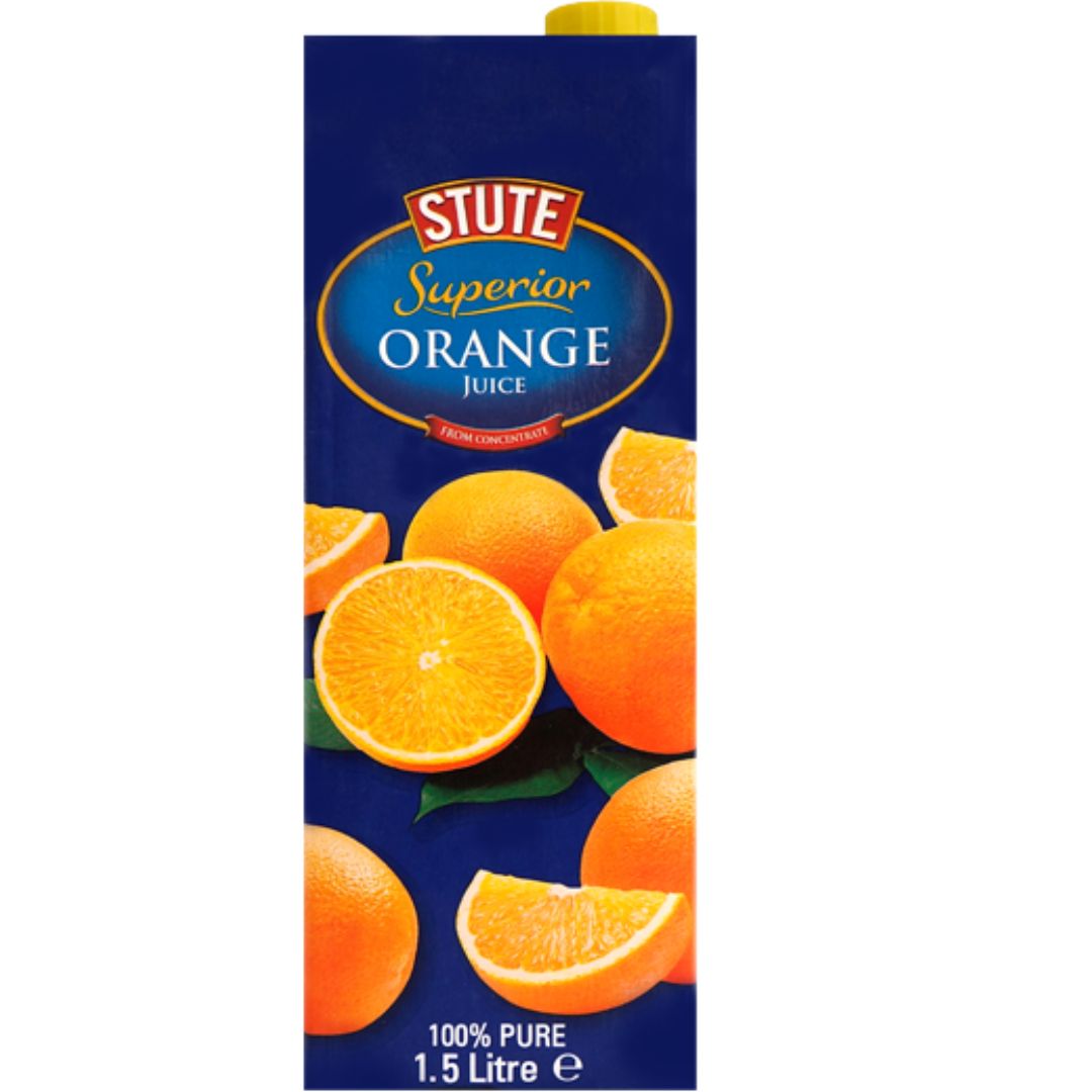 100% Pure Orange Juice 1.5ltr Stute