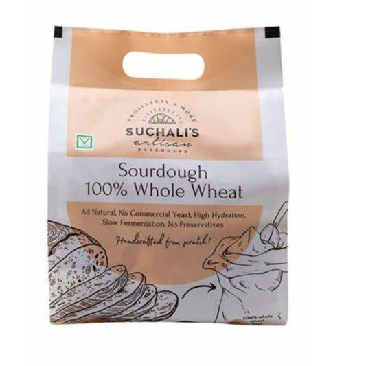 100% Whole Wheat Sourdough 450g  Suchali's