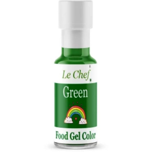 Green Food gel Color 40ml Le Chef