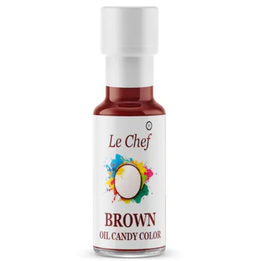 Brown Oil Candy Color 40ml le Chef