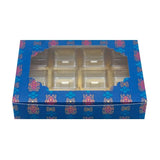 12 CAVITY BLUE FOIL PRINTING BOX _ ( 7.5_ X5.5_ X 1.5_ )