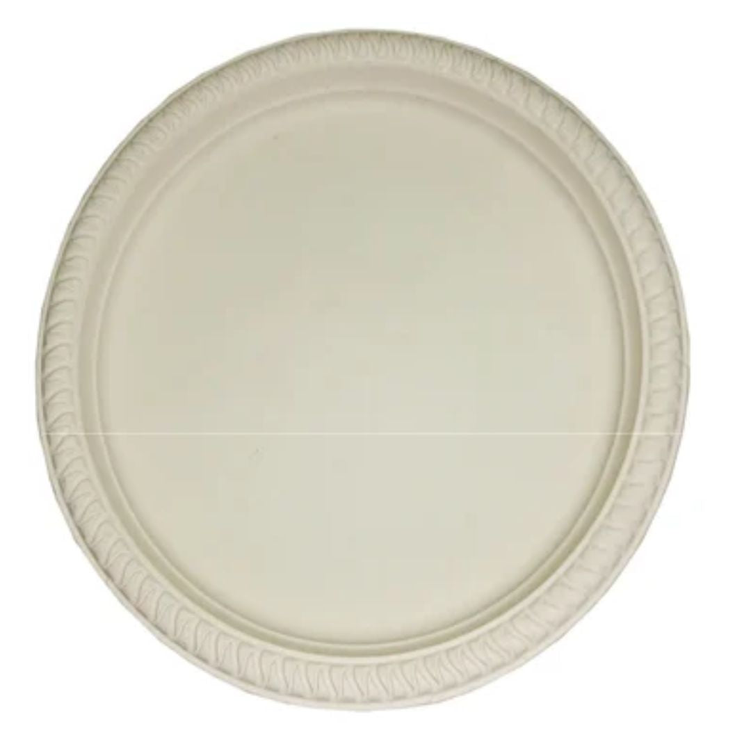 12 Inch Biodegradable Round Plate