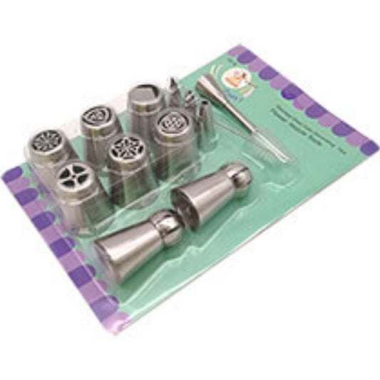 12pc Russian Nozzle Set with Brush