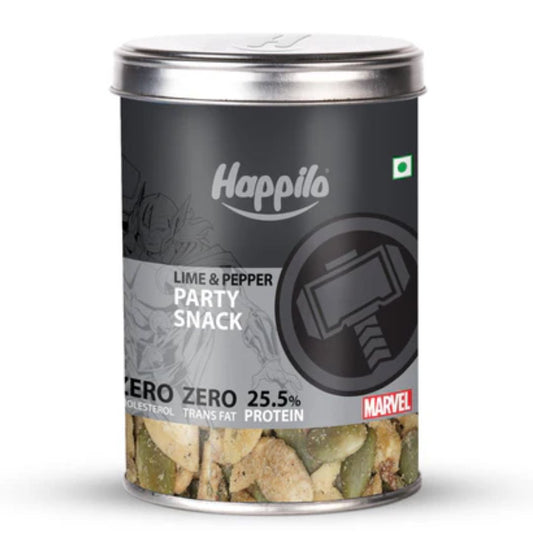 Lime & Pepper Party Snack 150gm Happilo