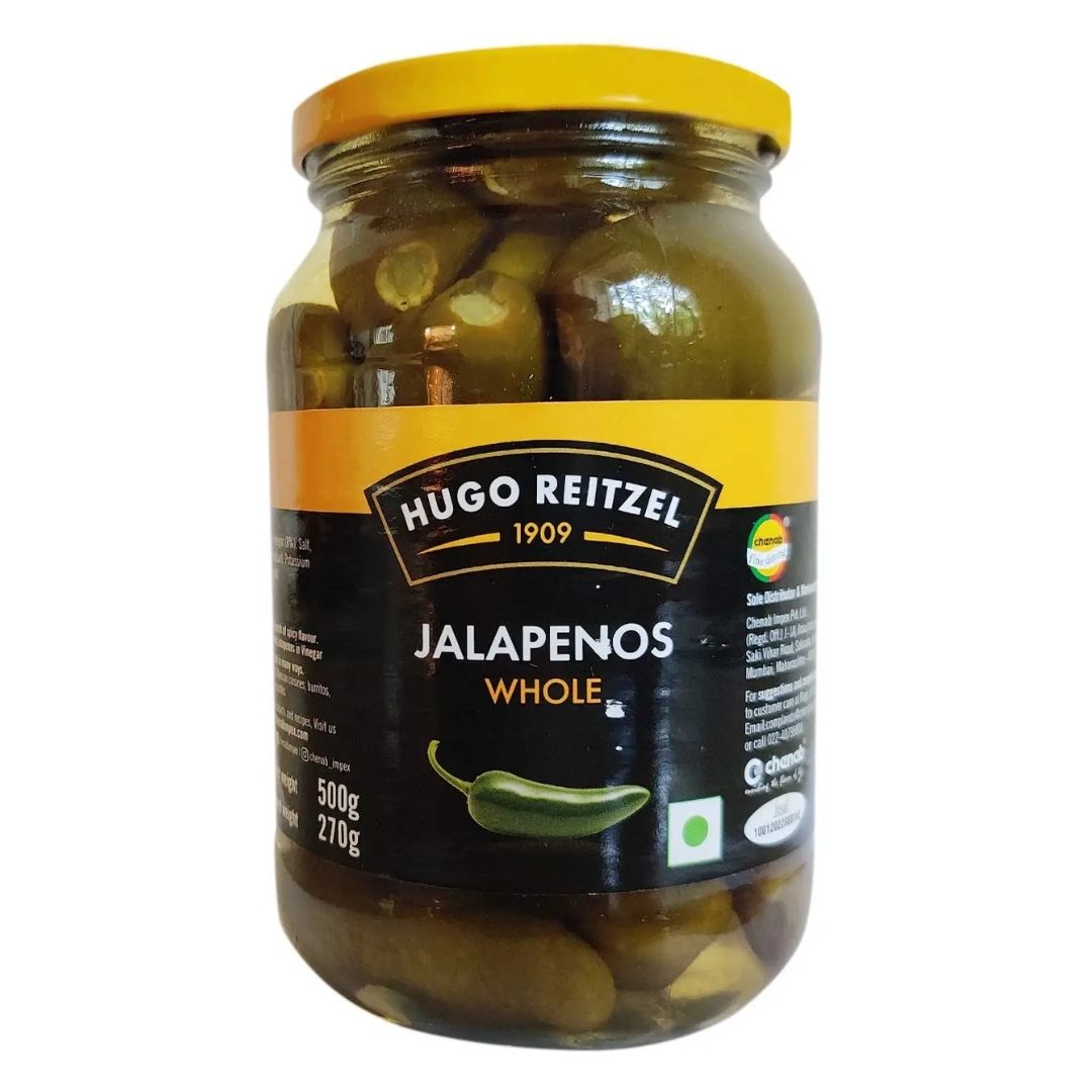 Jalapenos Whole 570gm Hugo Reitzel