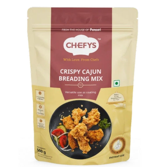 Crispy Carjun Breading Mix 500gm Chefys