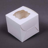 1 Cupcake Box White (3.75 _x3.75_x3.50_)