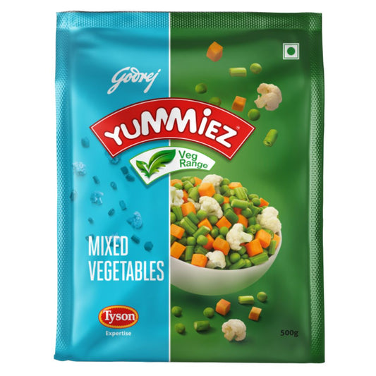 Mixed Vegetables 500gm Godrej Yummiez