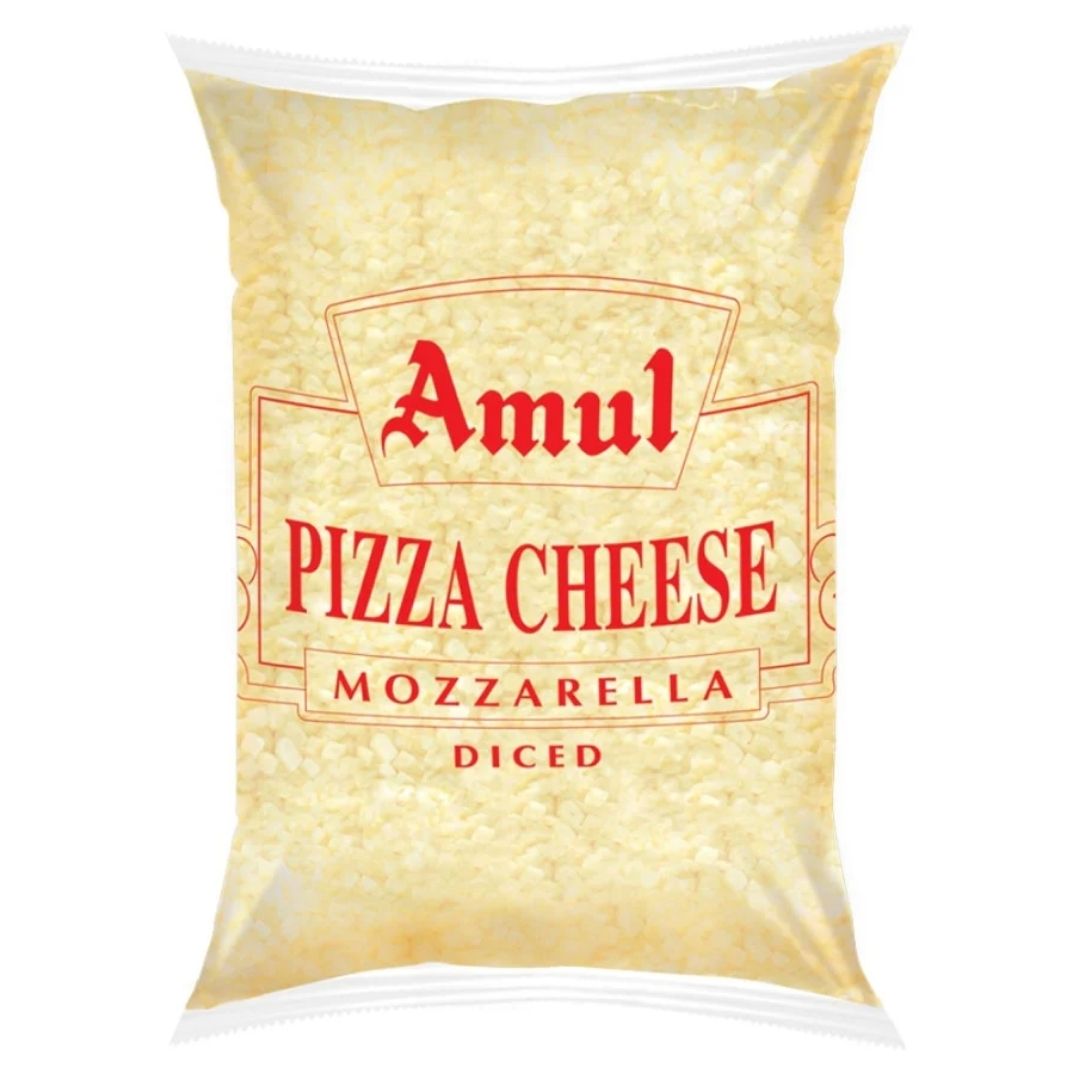 Pizza Cheese Mozzarella  Diced 1kg Amul