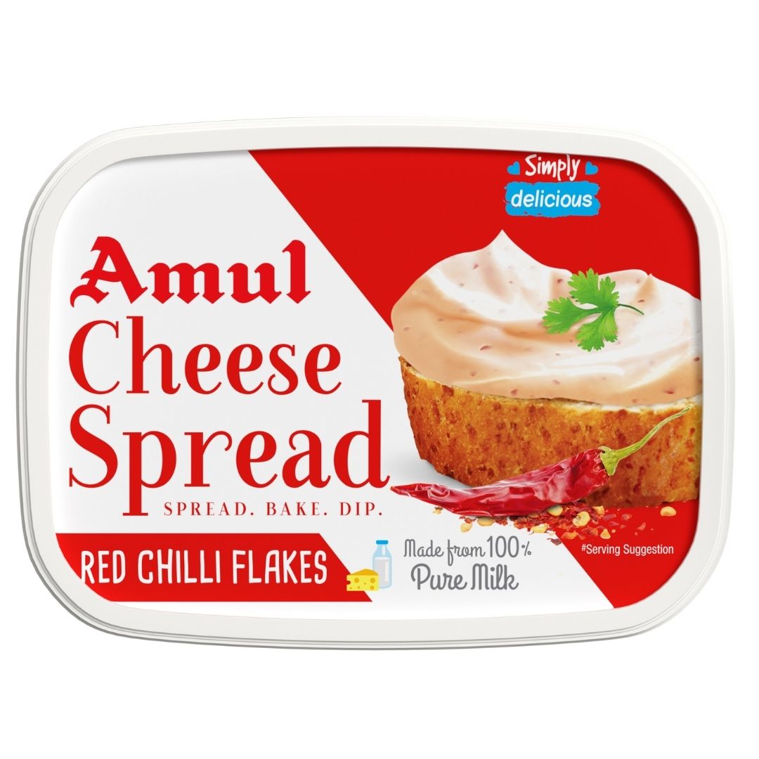 Cheese Spread Red Chilli Flakes 200gm Amul