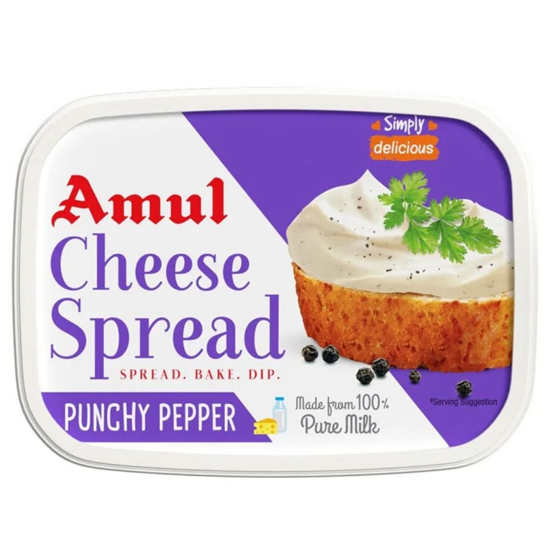 Cheese Spread Punchy Pepper 200gm Amul