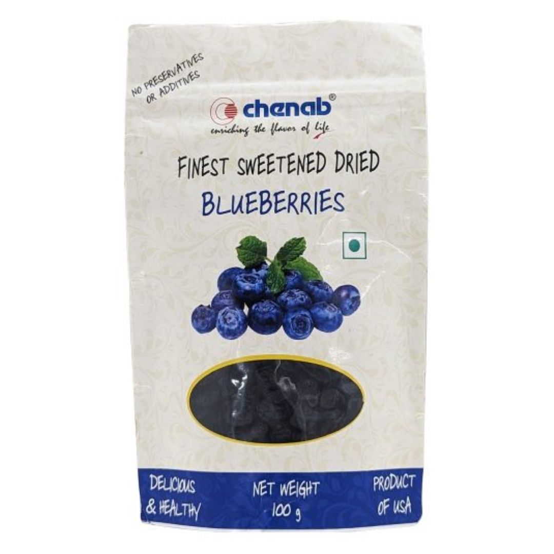 Sweetened Dried Blueberries 100gm Chenab