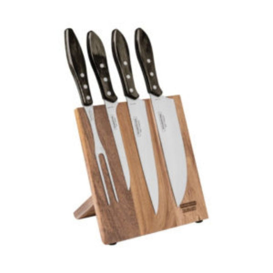 21198 5pcs Knife Set with Magnetic Holder Tramontina