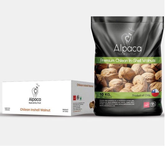 Premium In-Shell Walnuts 10kg Alpaca