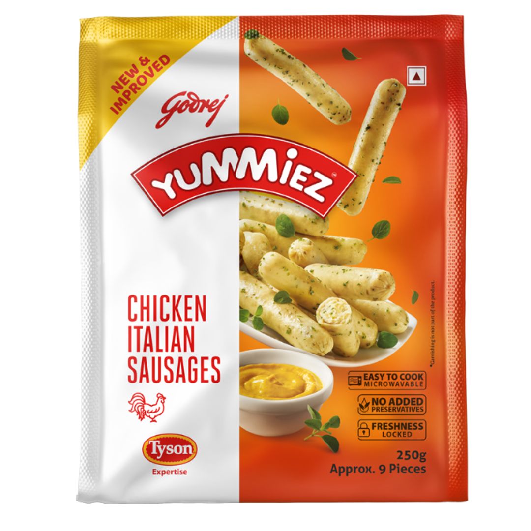 Chicken Italian Sausages 250gm Godrej Yummiez