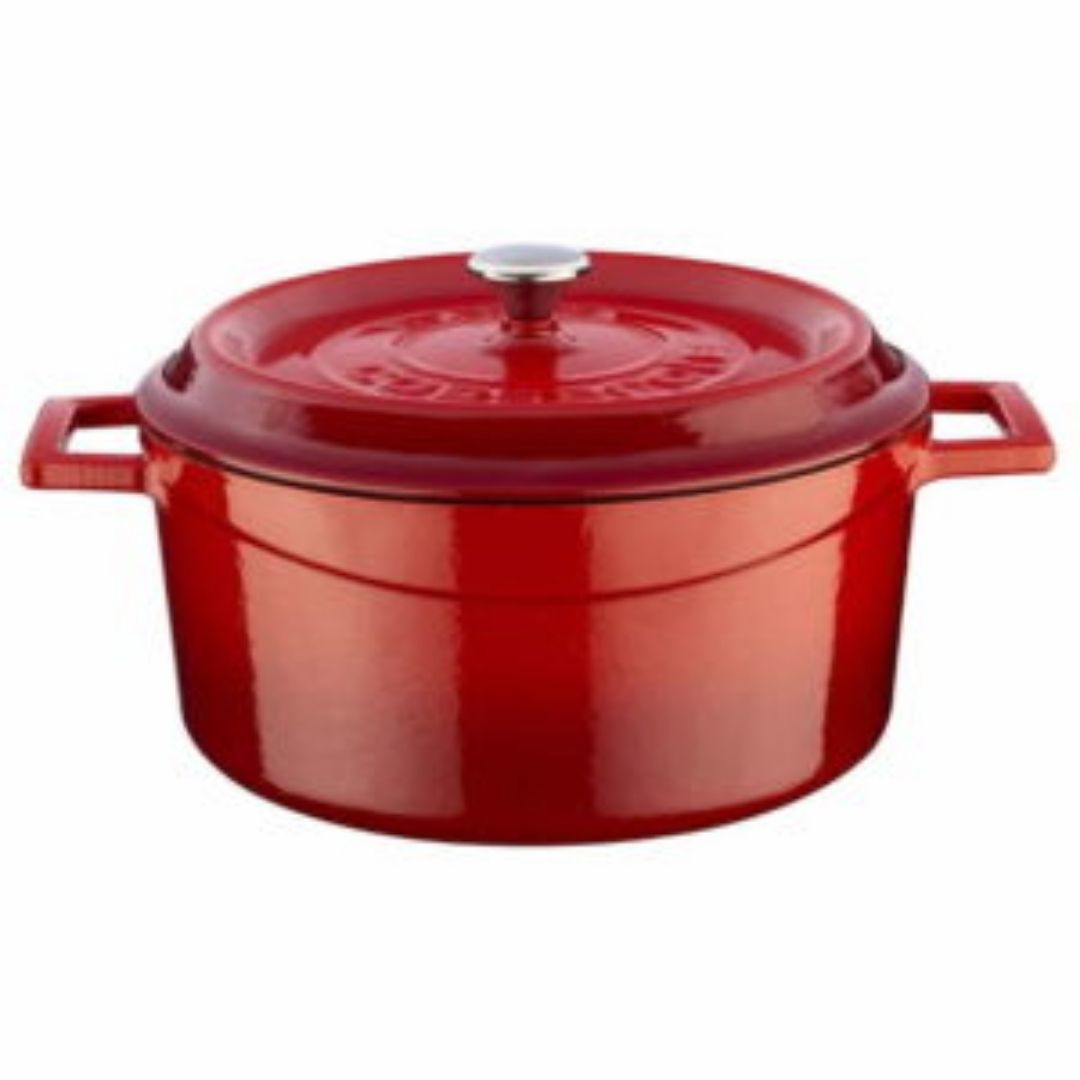 24 CM ROUND CASSEROLE Capacity 4.49 Litre Lava