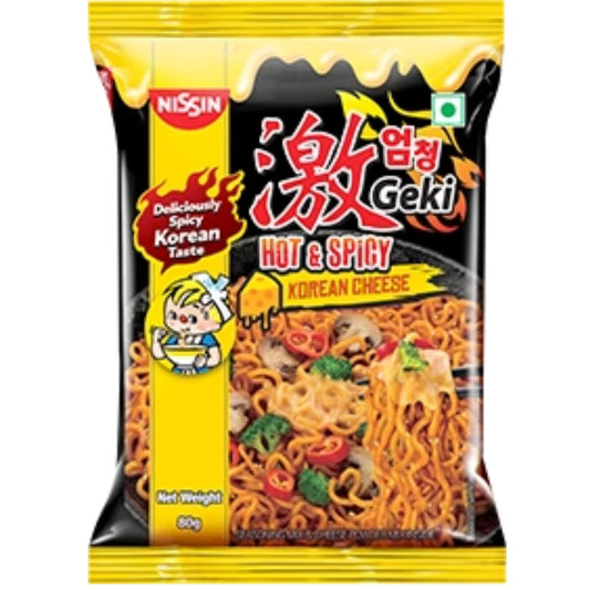 Geki Hot & Spicy Koaren Cheese 80gm Nissin