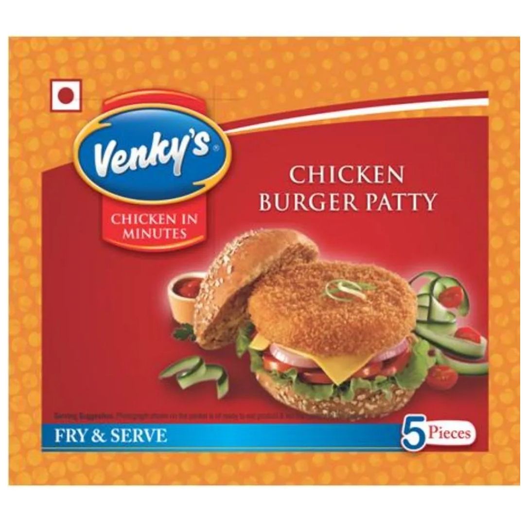 Chicken Burger Patty 250ml Venkys